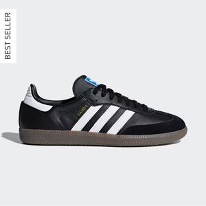 Adidas black sambas